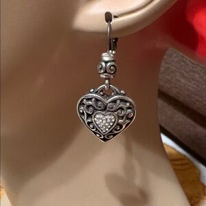 Brighton Reno Heart Leverback Earrings